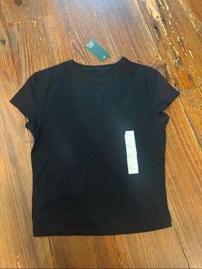 wild fable Black Short Sleeve Crewneck Tee